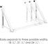 HOLDN’ STORAGE Foldable Over The Door Hanger Rack for Hanging Towels, Coats & Clothes - Hooks for Bedroom, Washroom,