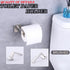 FG1605-LS GERZWY Toilet Paper Holder Paper Towel Dispenser Tissue Roll Hanger Wall Mounted Brushed Stainless Steel