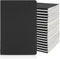 EUSOAR 36pcs A5 Notebook, 5.5"x8.3", 60 Pages, Black, College Ruled, Lined Writing Pads for Business School Office Note