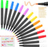 Liquid Chalk Markers for Acrylic Fridge Calendar, 14 Pack, 7 Vibrant Colors, 1mm Fine Points, Easy Wet Erase