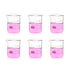 6pcs 150ml Upgraded Thick Glass Beakers, Griffin Low Form Beaker Set with Double Scale, 3.3 Boro, LVA006