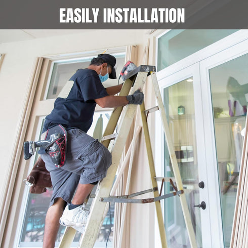 Party Animals 1/4"-20 Setting 50 Hurricane Shutter Anchors with Tool PCs Lead-Zinc Expansion Anchors for Storm Panels