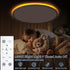 11 Inch 24W 2400LM, Dimmable 3000K/4000K/6500K Flush Mount Ceiling Light with Night Light, LED Ceiling Lights Fixture