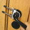 Portable Door Security Locks, Adjustable Heavy Duty Outward Opening Travel Stainless Steel