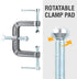 Olympia Tools 3-Way Edging Clamp, 38-192, Black