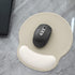 Solid Khaki Ergonomic Mouse Pad with Wrist Support, Non-Slip Gel Bottom for Office, Gaming, Computer