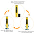 0.01 0-14 (2, PH Meter for Water Hydroponics Digital PH Tester Pen High Accuracy Pocket Size with PH Measurement Range