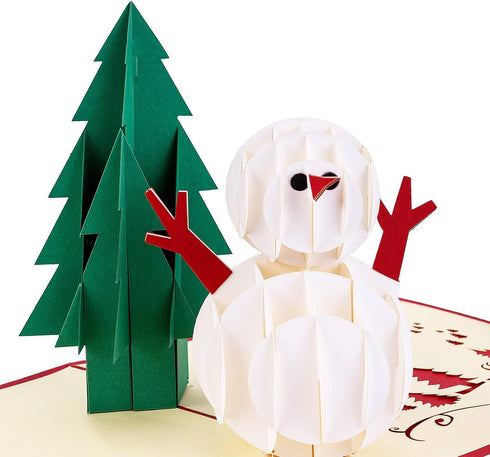 HBlife 9 Pack 3D Christmas Cards Pop Up Holiday Greeting Handmade Cards & Envelopes for New Year