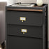 GAOMON File Cabinet with 3 Drawers, Mobile Filing Cabinet Fits Letter Size or A4, Small Under Desk Storage Cabinet,