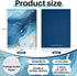 Jutom 2 Pads Jumbo Left Handed Notebook 11" x 8.5" Lefty Wire Bound Notebooks 200 Pages 100 Sheets Left Handed Journal Spiral Notebooks for Lefties School Office (Marble Color,Marble) by Jutom