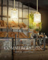4" Hammered E26 4FY86MIL FEMILA Gold Pendant Light, Pendant Light Fixtures, Kitchen Island Lighting, Glass, Base, BG