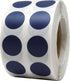 Navy 1/2" Round Adhesive Labels - 1,000 Color Coding Dot Stickers for Inventory Management and Crafting