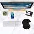 ITNRSIIET Ergonomic Mouse Pad with Gel Wrist Rest, Comfortable Office Supplies for Pain Relief, 8.7 x 7.2 inches
