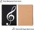 Blank Sheet Music Notebook, 160 Pages Composition Staff Paper with 10 Staves (Music Clef Notebook)