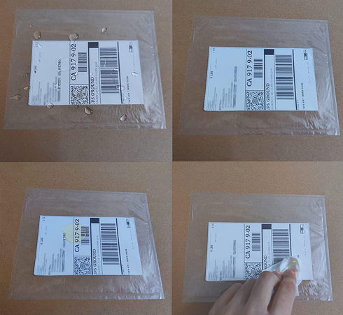 Packing List Envelopes, Clear 7.5" x 5.5" Self Adhesive Shipping Labels Envelope Pouches (100 PCS)