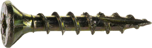 Multi-Purpose Wood Screw - 6 x 1, Yellow, (Pack of 50)