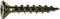 Multi-Purpose Wood Screw - 6 x 1, Yellow, (Pack of 50)