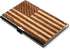WUDN Handcrafted Business Card Holder Wallet for Men and Women, Holds 20-25 B-Cards or 8-10 Credit Cards, Wooden &
