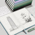 EMSHOI Blank Journal, 320 Pages A5 Hardcover Leather Sketchbook, 100gsm Thick Paper, Dark Green for Writing