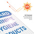 12x18 Inches, 3M .063 Discard Feminine Hygiene Products Here Sign, EGP Reflective Aluminum, Fade Resistant, Made in USA