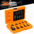 THINKWORK 5 Pcs Step Drill Bit Set with 5 Pcs Countersink Drill Bits & Tool Box, Nitriding HSS for Metal, Aluminum,