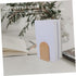 DOITOOL Thickened Wooden Bookend for Desk Organization Simple Style Beech Book Stand for Students Files and Magazines