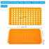 PATIKIL 96 Wells Tube Rack - 2 Pcs Vial Rack Double Panel Centrifuge Tube Holder for Microcentrifuge Tubes