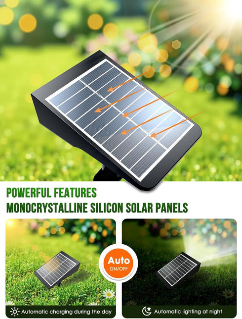 IP65 3 6 Pack Solar spot Lights Outdoor Waterproof Solar spotlights Lighting Modes Tree Lights for Outdoor Yard Garden