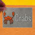 Fastasticdeals 36x24Inches Decal Stickers Multiple Sizes Crabs Restaurant Cafe Bar Industrial Vinyl Safety Sign Label