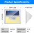 2 Pack 140 Peasur Solar Powered Lights Outdoor Motion Sensor, LED Fence Light Waterproof, White Frame Security Wall
