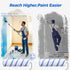 Gmiekkly 3.93Ft 30Pcs Set 9, 6 4 Paint Roller Kit with Extension Pole for Walls and Ceilings, House Painting Supplies