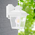 FDS746E26W (Bulb FUDESY Outdoor Wall Lantern, Exterior Waterproof Porch Light, Plastic Material Wall Sconce Light