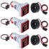 3pcs 3 in 1 AC Digital Ammeter Voltmeter, 60-500V 0-100A with LED Display Voltage Detector Current Tester