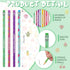 Leinuosen Scented Pencils, 96 Pieces, Colorful Smelly Pencils with Eraser, Cute Fruit Designs for Kids