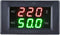 YB4835VF Voltage Frequency Meter, LED Digital Dual Display Ammeter Voltmeter Measuring Tool