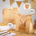 60 Pack 14" 8.3" 3.5", woric Paper Bread Bags for Homemade Bread X X Sourdough Bread Bags with Tin Tie Tab Lock Clear