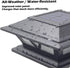 SIEDiNLAR Solar Post Lights Outdoor - 2 Modes LED Deck Fence Cap Light for 4x4 5x5 6x6 Posts