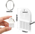 KH866 6 Pack Commercial Universal Toilet & Paper Towel Dispenser Keys White Tissue Hard Plastic Waffle Replacement
