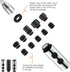 Kitchen Sink Faucet Head Replacement, Chrome Spray Head with 10 Adapters, Stainless Steel Pull Out Nozzle