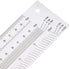 Ultra Precision Scribing Ruler 12in, Anti-Rust Stainless Steel Woodworking Marking Tool for Gauging and Measuring