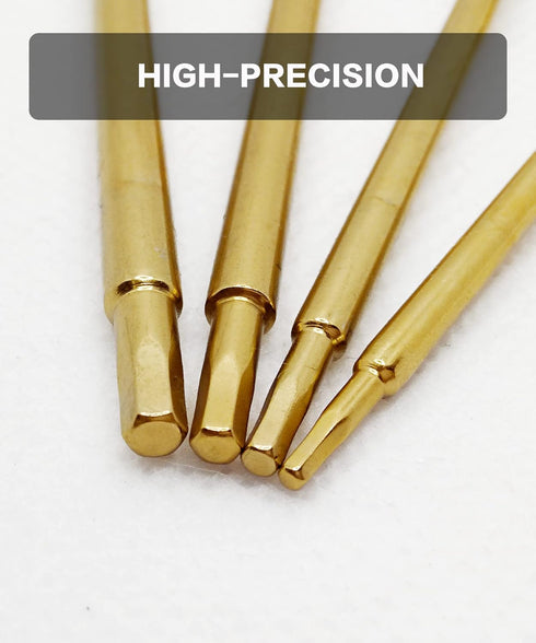 RC Hex Bit Set 1.5, 2.0, 2.5 & 3.0mm Hex Head Allen Wrench Drill Bit S2 Steel 100mm Long 1/4" Hex Shank for Power Drill