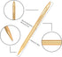 Cambond Gold Ballpoint Pens, 1.0mm Medium Point for Wedding Guest Book, Smooth Writing with 3 Extra Refills