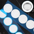 50pcs Synthetic Filter Paper Stickers, 84mm Diameter Adhesive Filter Discs for Mushroom Cultivation, 0.3 µm