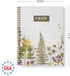 Grow Happy Thoughts Floral Spiral Notebook, 8.5" x 11" Journal, 120 College Ruled Pages, Softcover