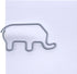 Butler in the Home Animal Elephant Shaped Paper Clips, 100 Count in Silver Tin and Gift Box