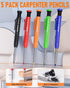 Nicpro 31 Pack Carpenter Pencil Set with Sharpener, Mechanical Pencils with 128PCS Refills, Heavy Duty Construction