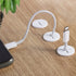 8 Pack Cable Cord Grommet, 3/4 Inch Flexible Wire Rubber Grommets for Cable Management, White