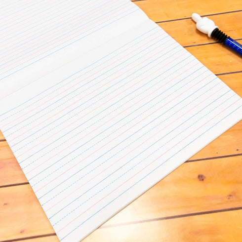 BAZIC 50 Sheet Cursive Writing Pad, 10.5" X 8", Handwriting Practice Workbook, Grades 2-3, 1-Pack