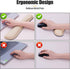 Home(31.515.7 Inches,Beige) Bloss Leather Desk Pad and Keyboard Wrist Rest, Large Mouse Pad + Keyboard Pad+Mouse Wrist