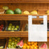 QWORK T-Shirt Bag Rack Holder - 2 Pack Versatile Stand for Grocery Stores, Kitchens, and Retail
